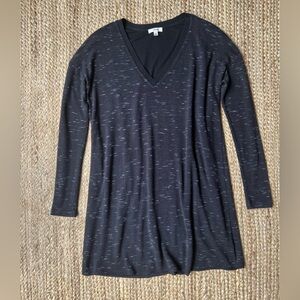 Aritzia Wilfred Black Long Sleeve Knit Mini Dress Size XS